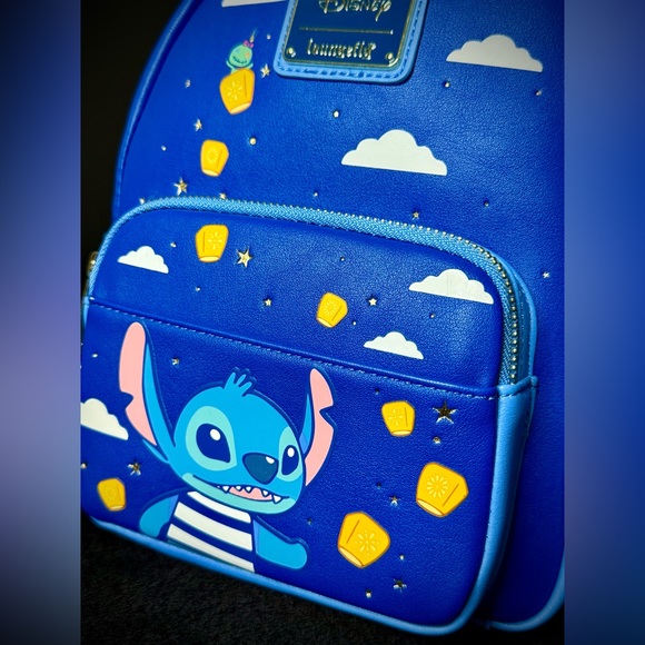 Loungefly Disney Lilo and Stitch Lanterns Mini Backpack Exclusive - Picture 8 of 8